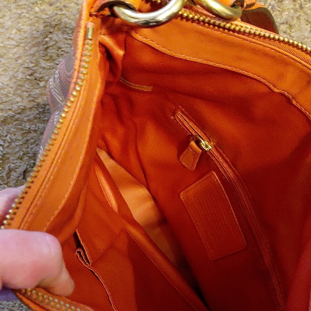 Coach Tan and Brown Women's Bag - Picture 7 of 9